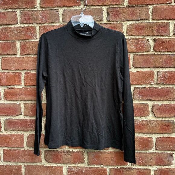 Eileen Fisher Women's Organic Cotton Slub Jersey Mock Neck Top XS NEW - Picture 2 of 6